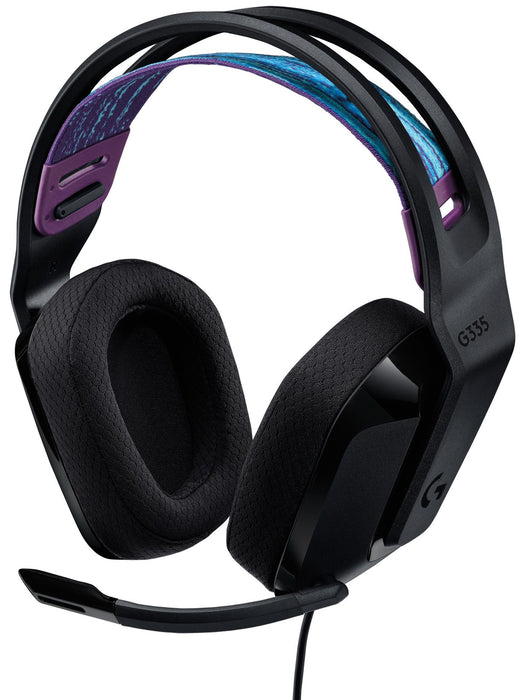 Logitech G335 Gaming Headset, Microphone, Black