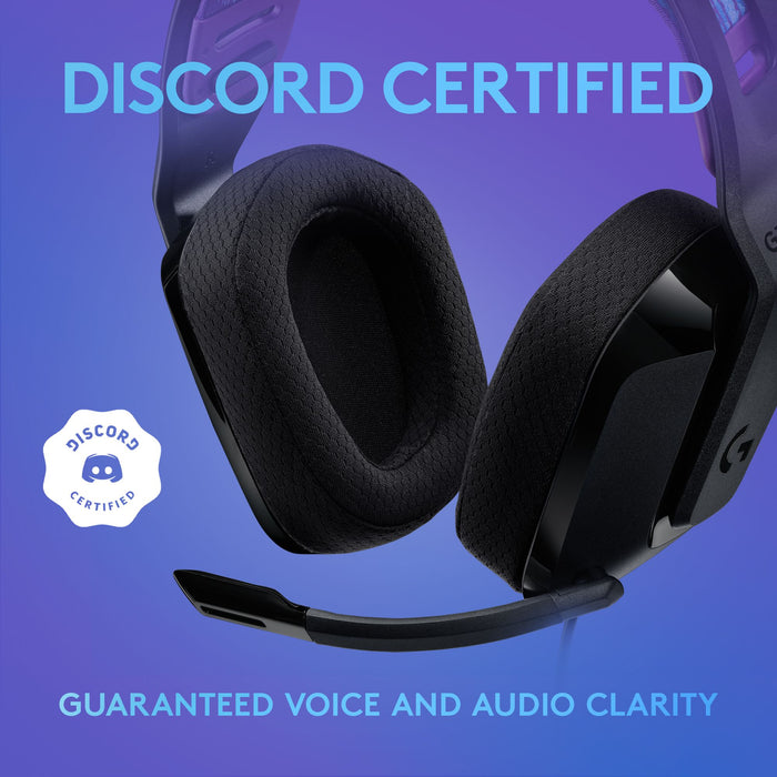 Logitech G335 Gaming Headset, Microphone, Black