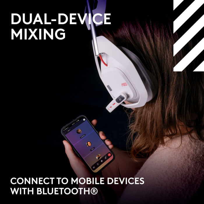 Logitech Astro A50 Lightspeed Wireless Headset with Dock, White