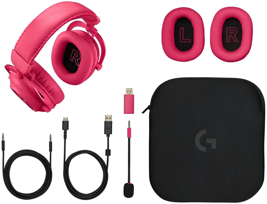 Logitech PRO X 2 Wireless Gaming Headset Magenta