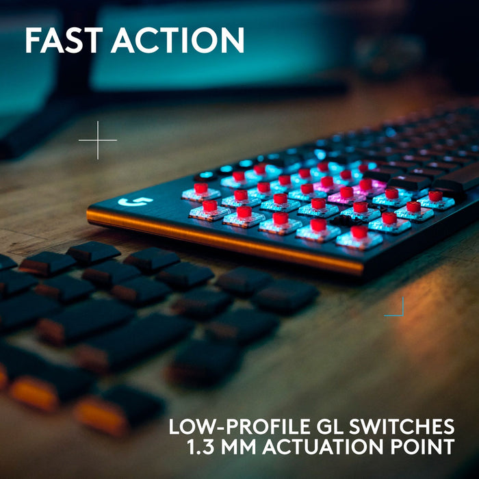 Logitech G915X Lightspeed Wireless Mechanical Gaming Keyboard - Tactile Switch
