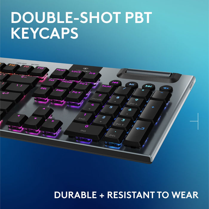 Logitech G915X Lightspeed Wireless Mechanical Gaming Keyboard - Tactile Switch