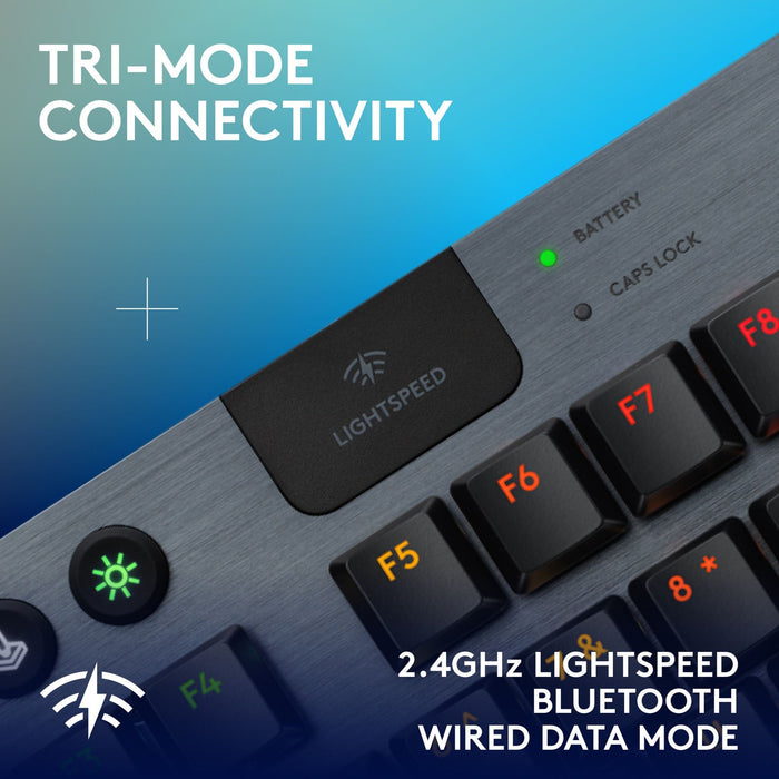 Logitech G915X Lightspeed TKL Wireless Mechanical Gaming Keyboard - Linear Switch