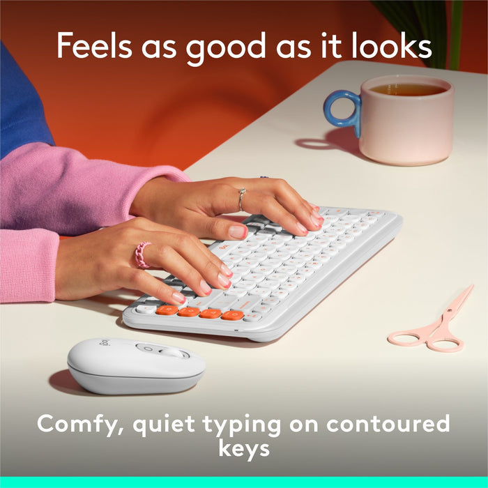 Keyboard Logitech POP - OFF WHITE 920-013072