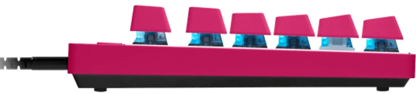 Gaming mechanical keyboard Logitech G Pro X RAPID TKL, Magnetic Analog Switch, Magenta