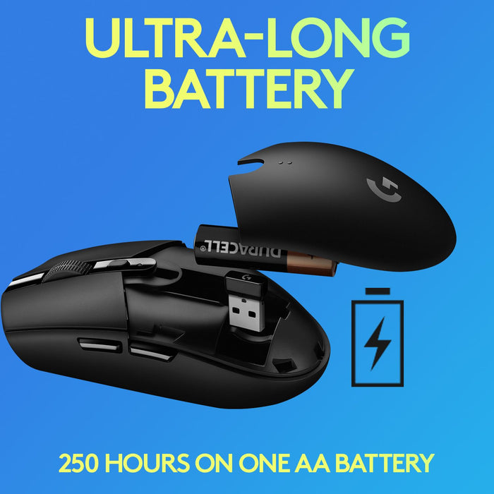 Logitech G305 Blue Lightspeed Wireless Gaming Mouse Blue