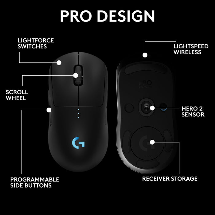 Logitech G Pro 2 Lightspeed Wireless Gaming Mouse