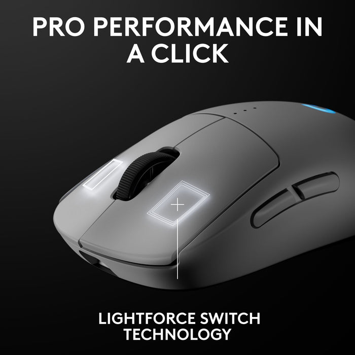 Logitech G Pro 2 Lightspeed Wireless Gaming Mouse - White