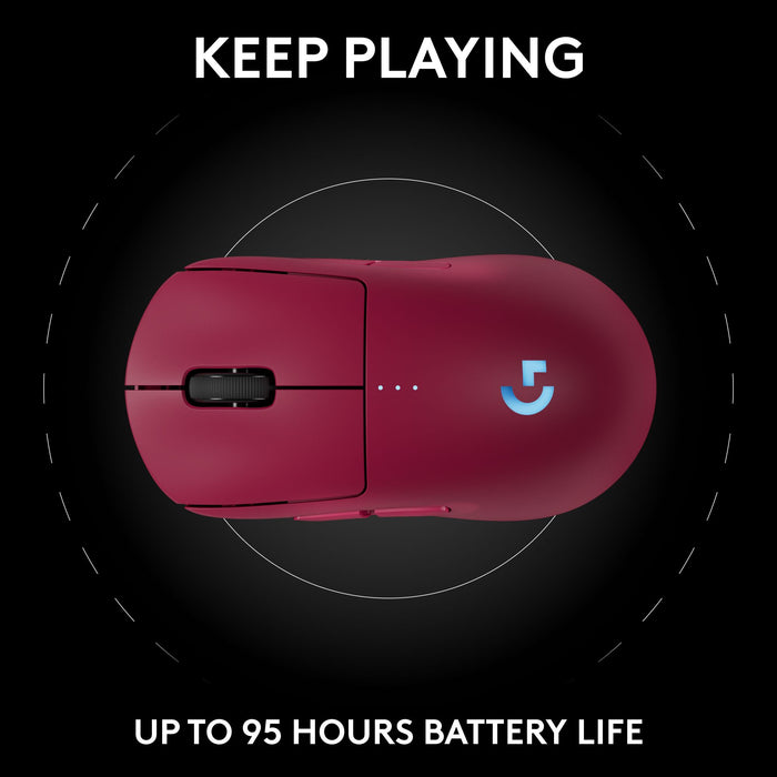 Logitech G Pro 2 Lightspeed Wireless Gaming Mouse - Magenta
