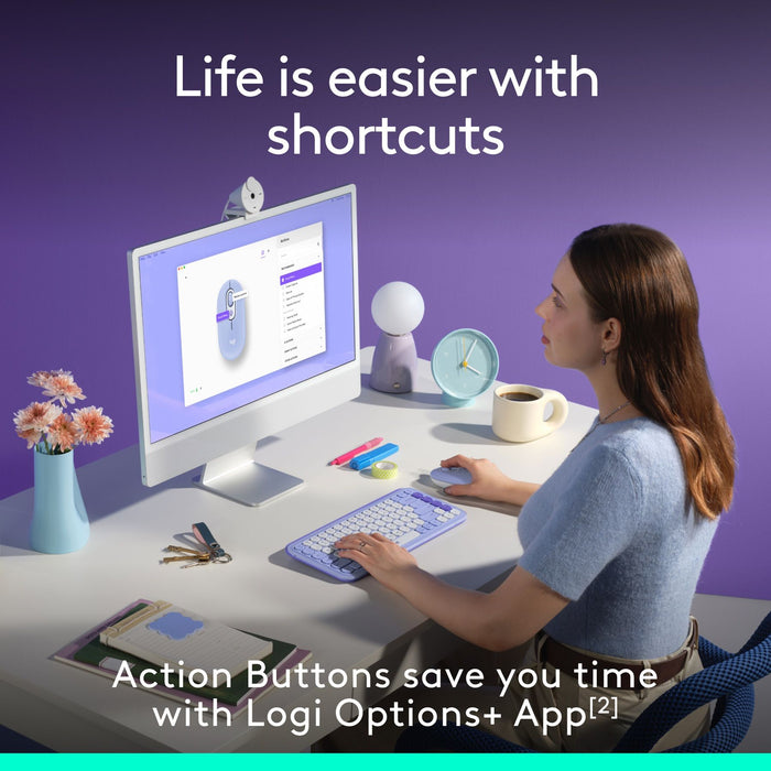Mouse Logitech POP Lilac