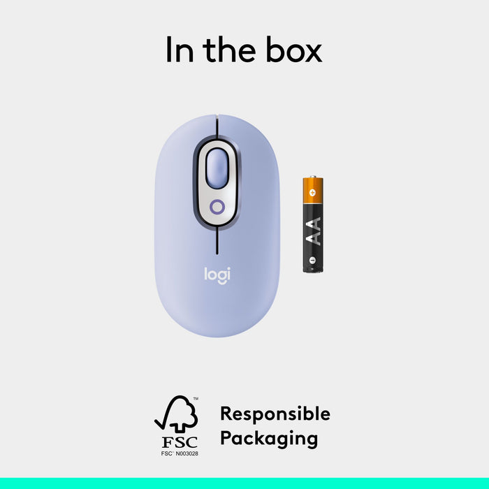 Mouse Logitech POP Lilac