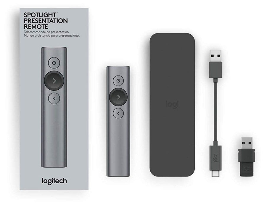 Logitech Spotlight Presentation Remote - Slate