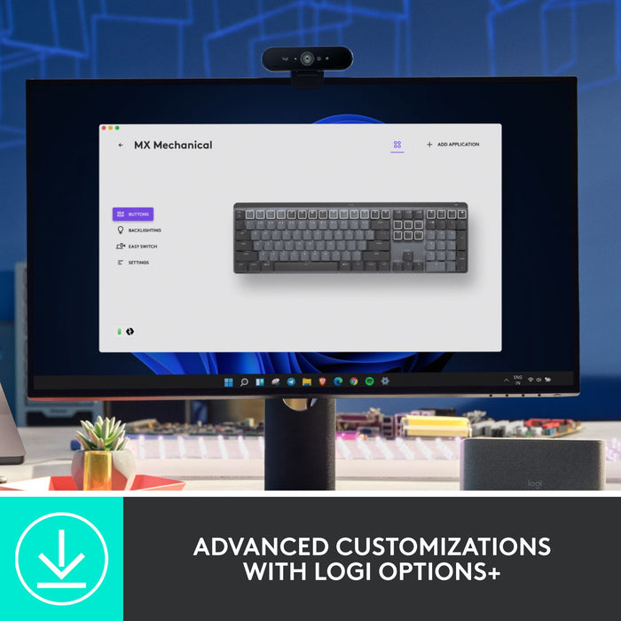 Logitech MX Illuminated Performance Wireless Keyboard