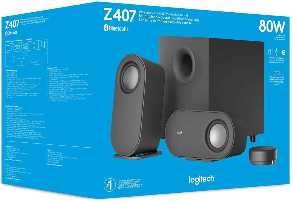 Logitech Z407 speakers, 40W