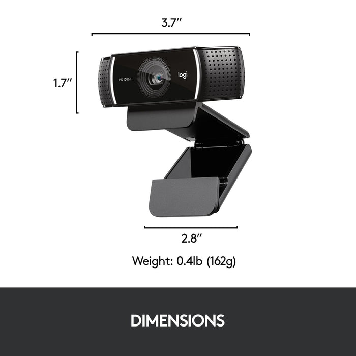 Webcam with microphone LOGITECH C922 PRO STREAM v2
