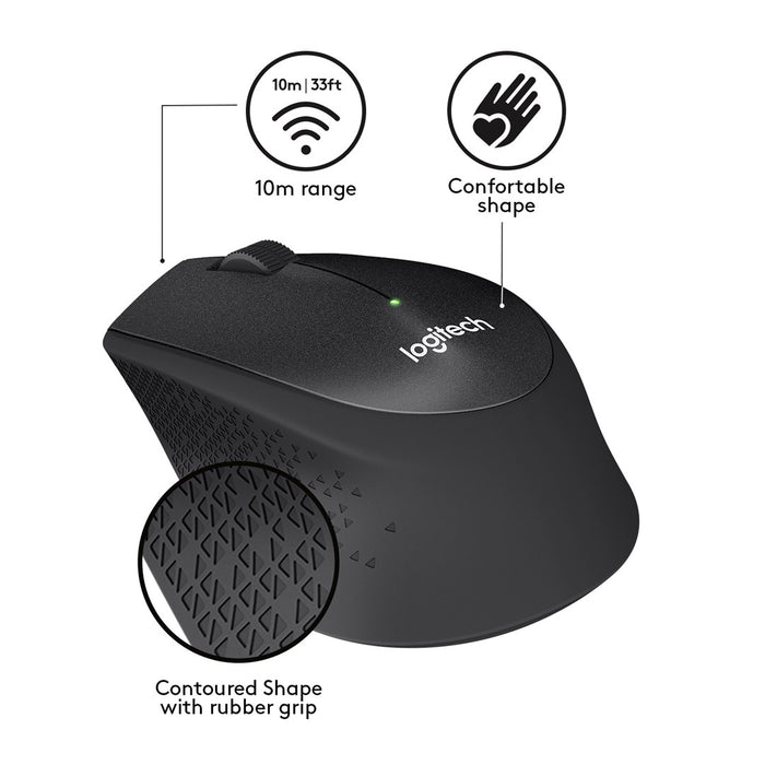 Wireless optical mouse LOGITECH M330