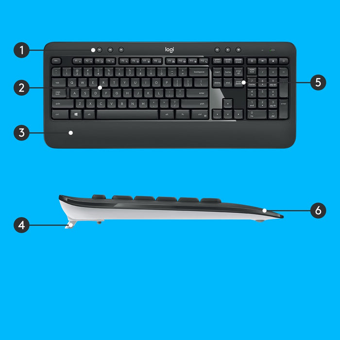 Logitech MK540 keyboard and mouse set