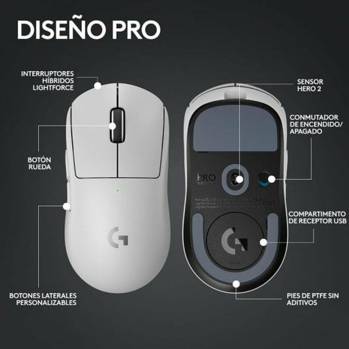 Mouse Logitech 910-006639 White
