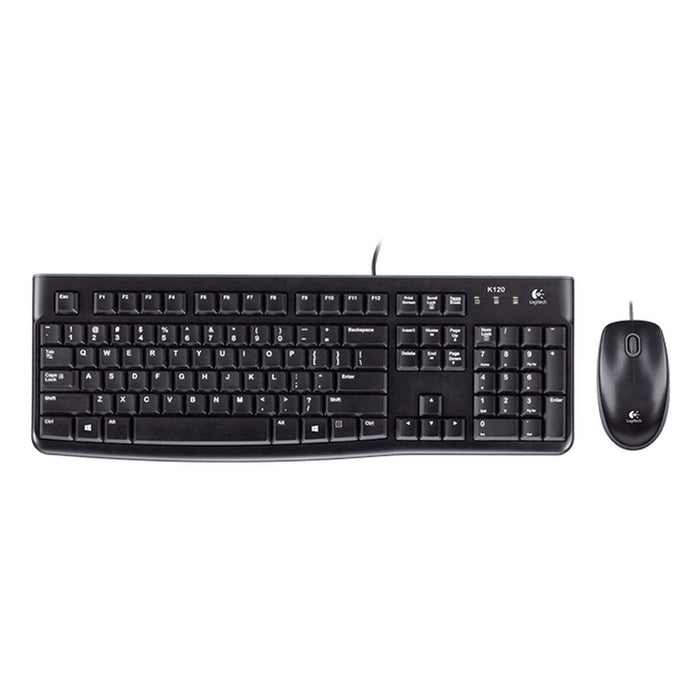 Keyboard and Mouse Logitech 920-002543 Black Italian QWERTY