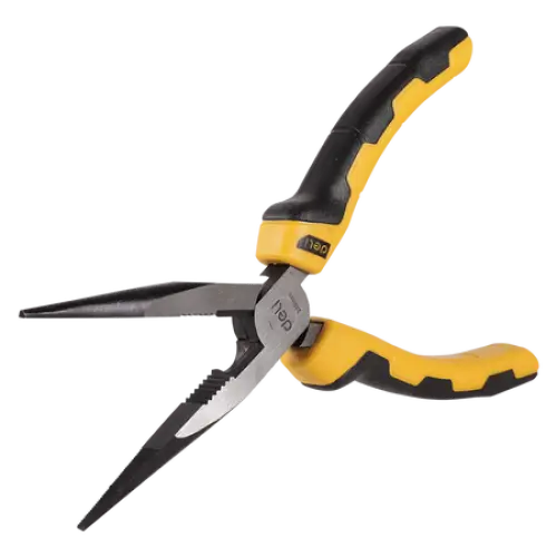 Long Nose Pliers 8’’ Deli Tools EDL2108 (yellow) - Pliers<<<Tools<<<InnproXML