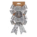 Loops Krist+ Silver Printed 15 x 4 x 16 cm 15 x 28 x 4 cm Christmas bauble (12 Units) - Декорация и Осветление<<<Дом