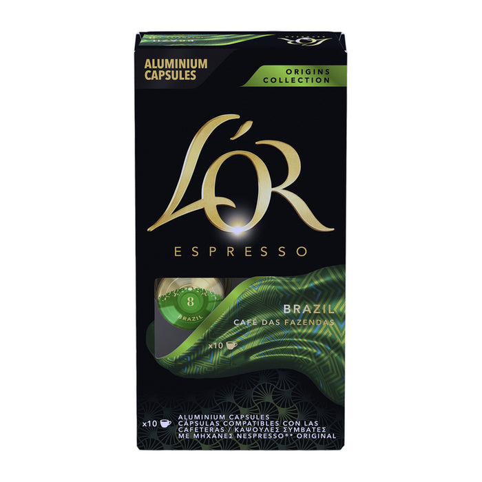 COFFEE LOR ORIGINS BRAZIL 10PCS