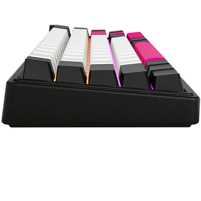 Wireless Keyboard LORGAR KBP70MW BLACK WHITE PINK LRG-KBP70MW-BK-US