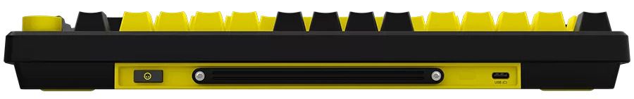 Wireless Keyboard LORGAR KBP7075W BLACK YELLOW LRG-KBP7075W-YL-US
