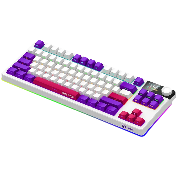 Keyboard Lorgar KBP70TKLW White