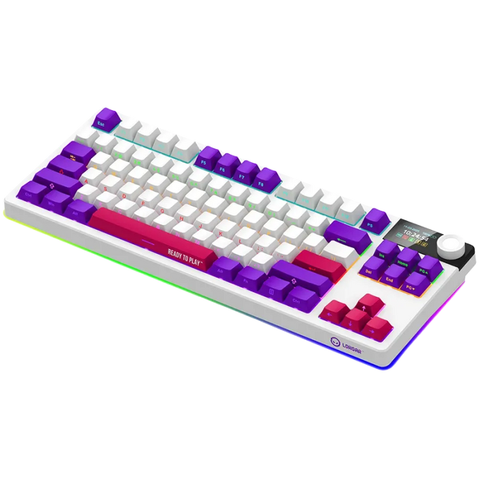 Keyboard Lorgar KBP70TKLW White