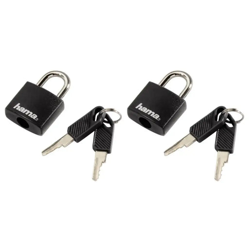 Luggage lock padlock with 2 keys HAMA 105313 Black - Домашни потреби<<<Продукти за дома<<<ValiAPI