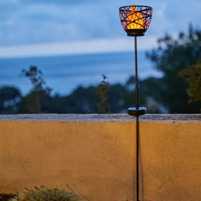 Solar garden lights Lumisky Grey Metal