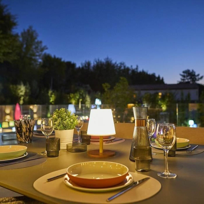 Solar lamp Lumisky White Grey