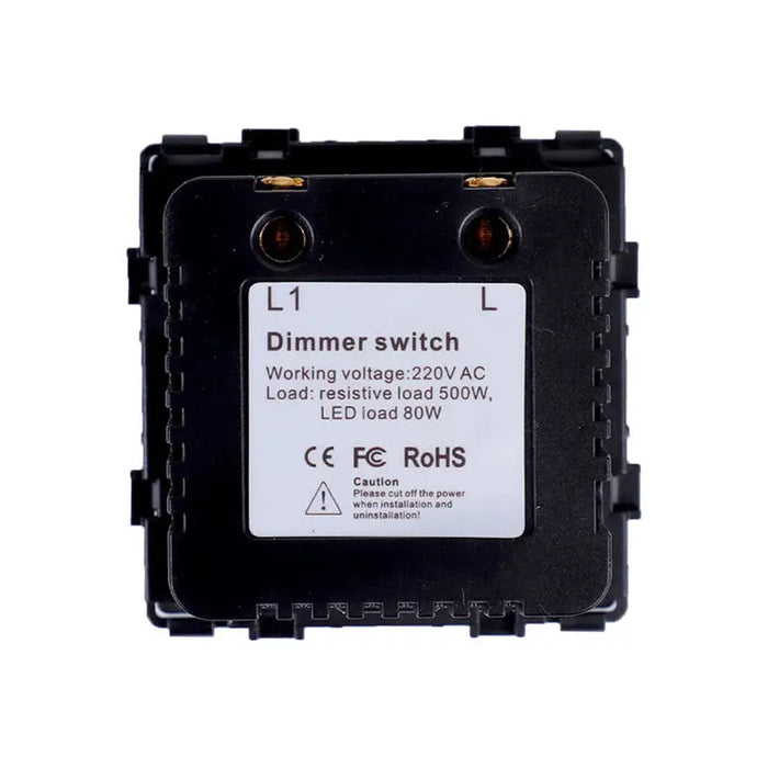 LUXON BLACK DIMMER MECHANISM - Ключове и контакти<<<Електроматериали<<<Praktiker&&&Ключове и