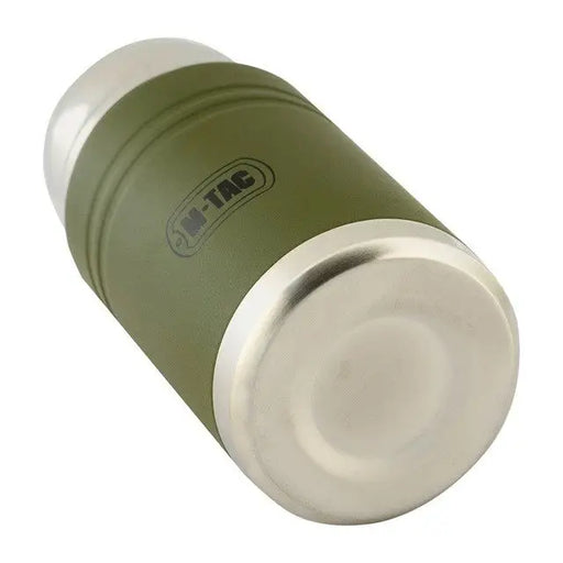 M-Tac UN-R02-750A Food thermos with foldable stainless steel spoon 750 ml olive green - Flasks & thermal