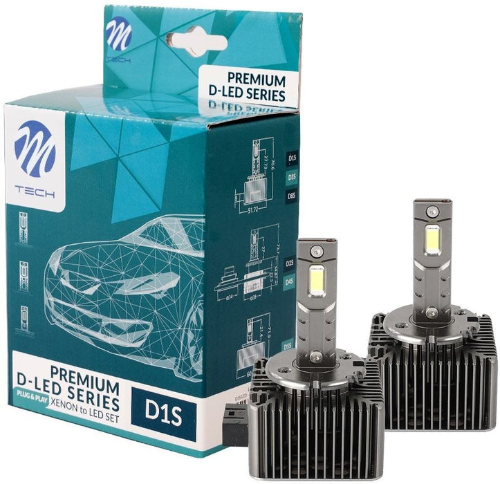 M-TECH D1S PREMIUM D-LED 6000K 35W X2 PCS