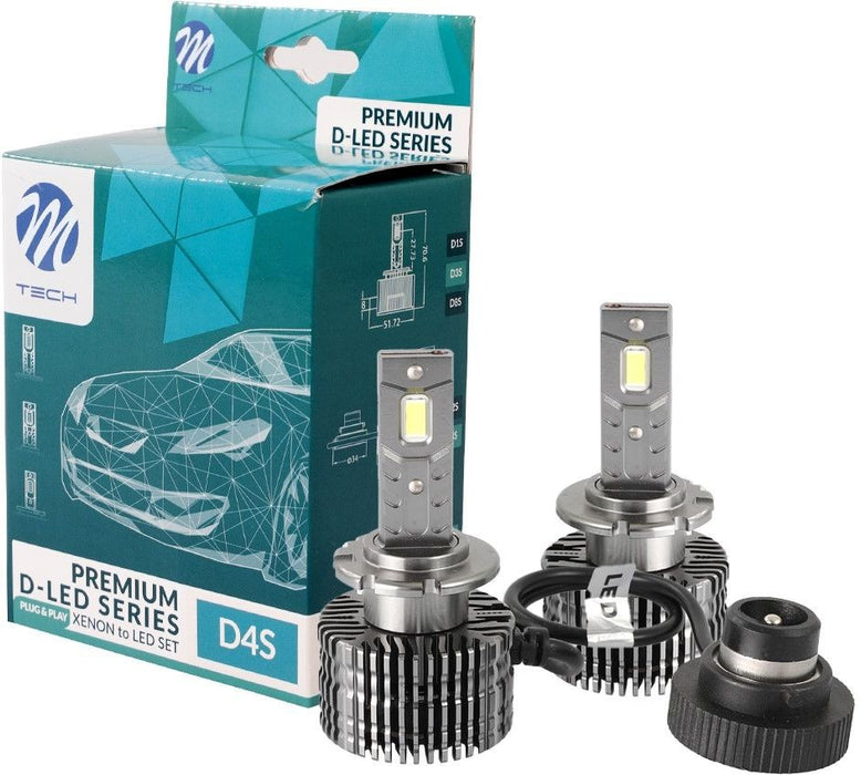 M-TECH D4S PREMIUM D-LED 6000K 35W X2 PCS