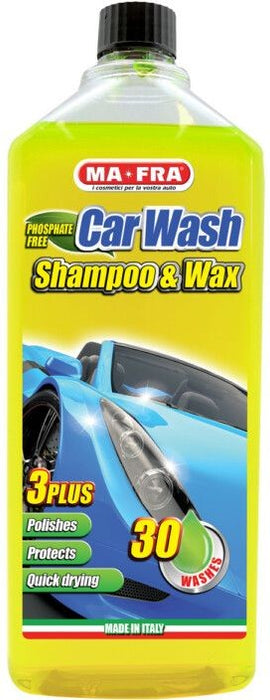 MA-FRA CAR WASH SHAMPOO&WAX 1L Шампоан с вакса