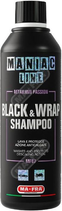 MA-FRA BLACK & WRAP SHAMPOO 500ML Автошампоан