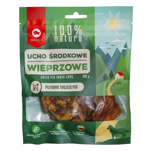 Maced Middle Ear 100 g - DelicaciesDLP-PRZ<<<For the dogDLP<<<ActionPL