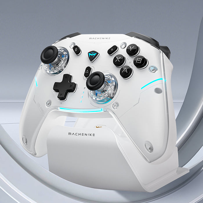 Machenike G5Pro Max Wireless Game Controller with Charging Station - White
