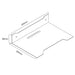Maclean decoder wall shelf single max. 5kg steel MC-122 - Shelves for electronics equipmentTVA-PPS<<<TV