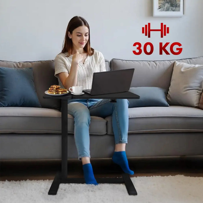 Maclean mobile desk/laptop stand black height adjustment 76-109cm max. 30kg MC-120 B - Modern