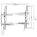 Maclean TV MC-413 Wall Mount Bracket 32’’-80’’ VESA 600x400 45kg Tilting Universal Adjustable Spirit Level Mounting