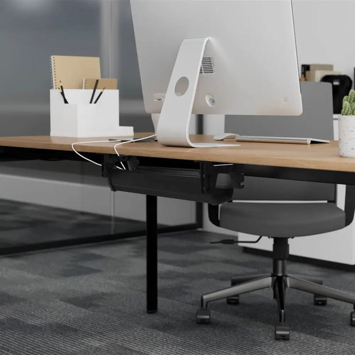 Maclean under-desk cable/extension organizer max. load 5kg black MC-106 B - AccessoriesTVA-AKC<<<TV