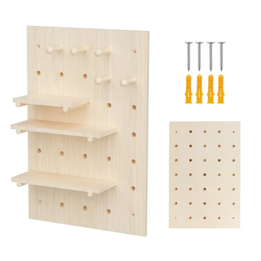 Maclean wooden board organizer light wood color 40x60 cm max. 20 kg MC-130 WD - Wall decorationsWYS-DEK<<<Home