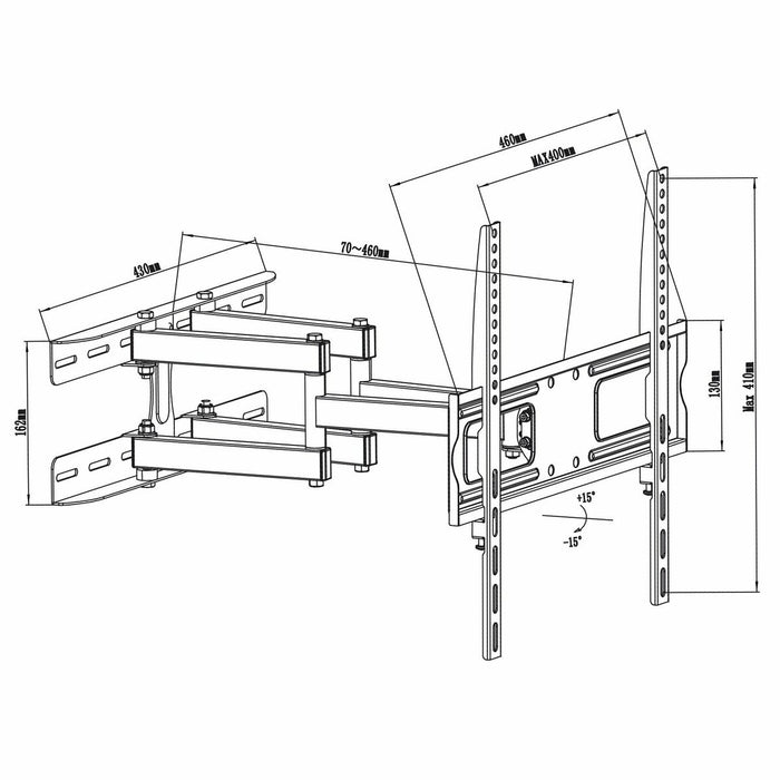 TV Mount MacLean MC-760 32" 55" 26" 30 Kg