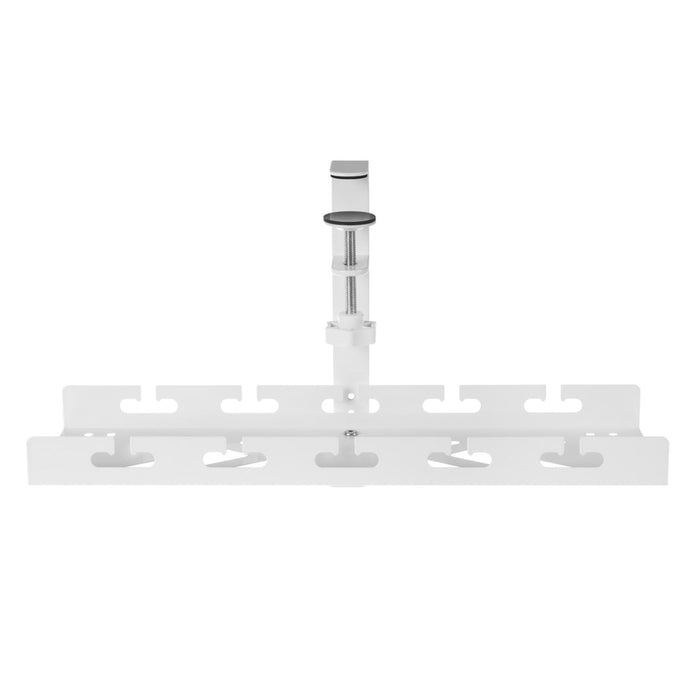 Maclean under-desk cable organizer, max. load 5kg, white, MC-105 W