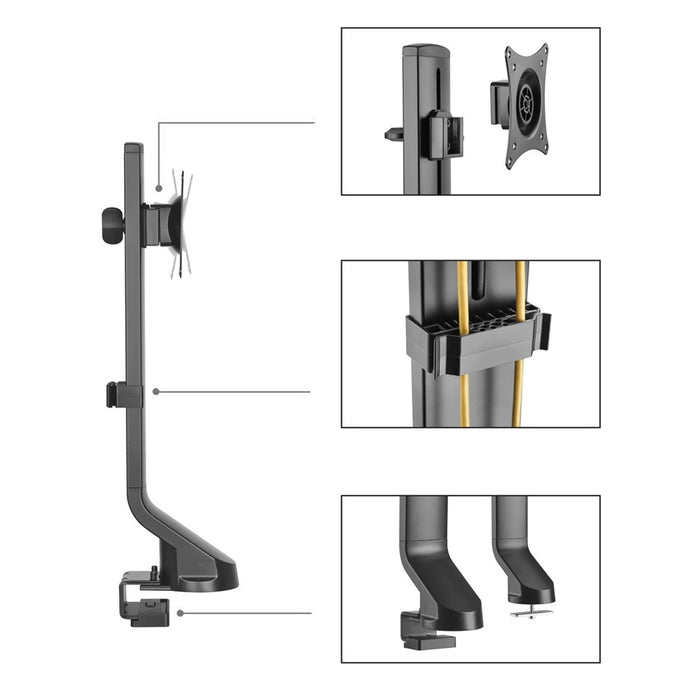 Maclean Monitor Desk Mount 17"-32" 8kg MC-853