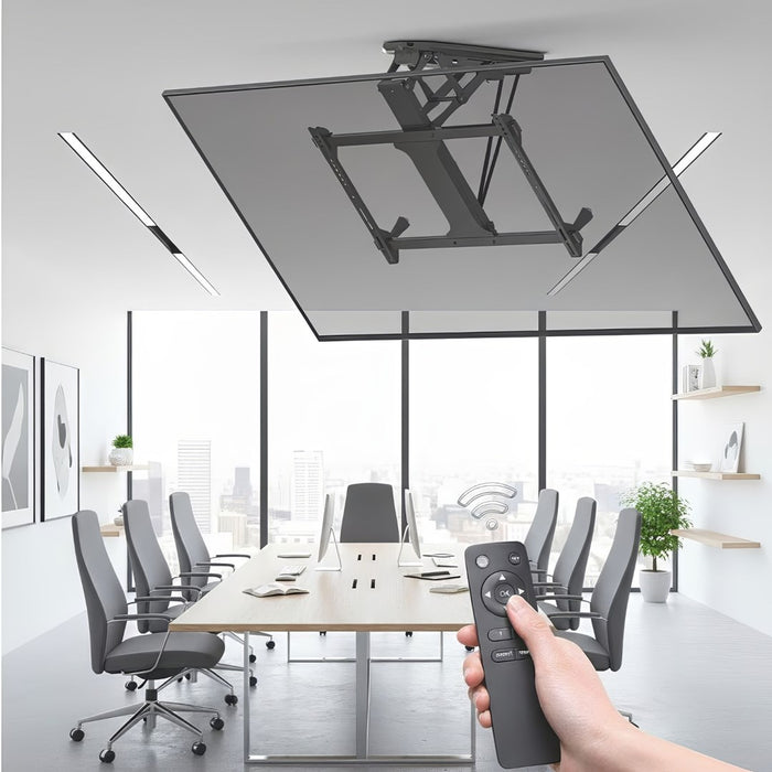 Maclean MC-880 Electric Ceiling TV Mount, 32"-70" 35kg max + Remote Control max VESA 600x411